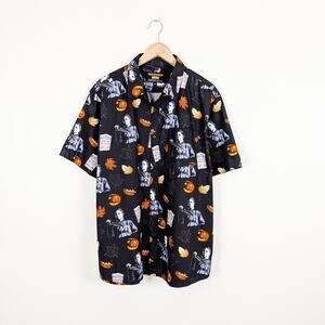 MOB Middle of Beyond Halloween Michael Myers Print SS Shirt Size XL